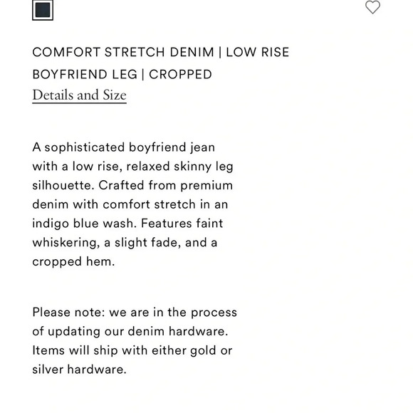 Frame Le Garçon Crop Covant Dark Wash Boyfriend Jeans 33 - Picture 9 of 10